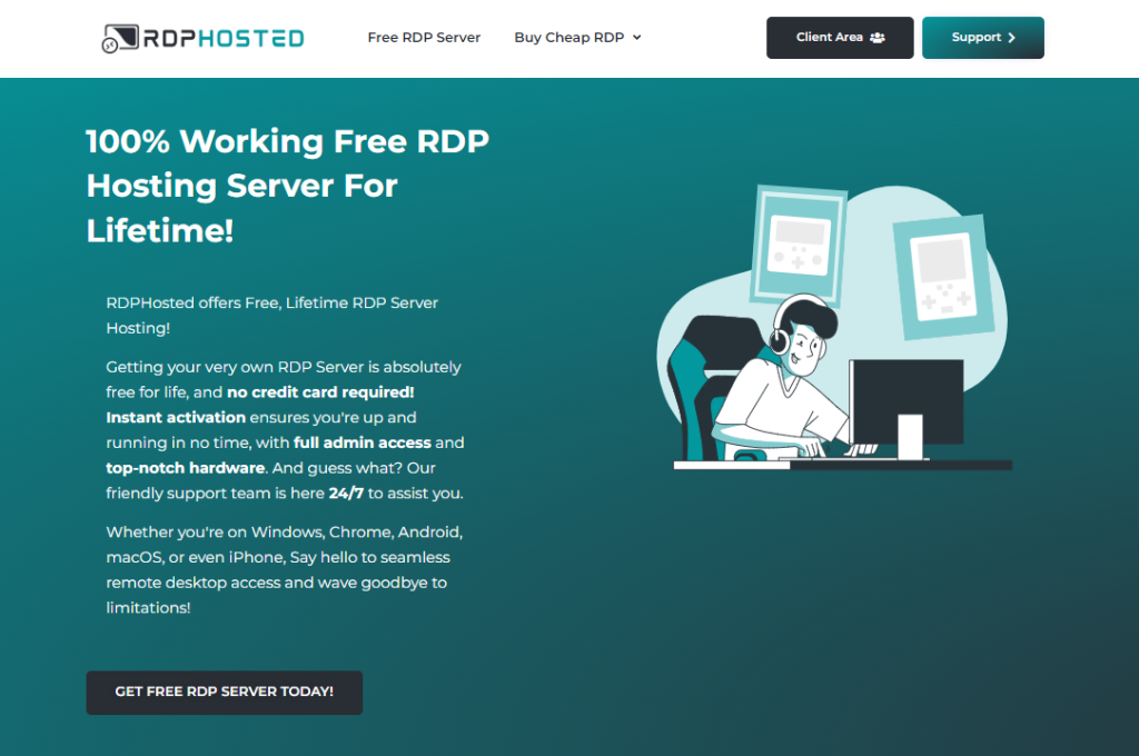 3+ Best Free RDP Server Without Credit Card - 100% Working [current_date format='Y']
